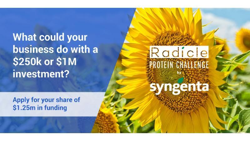 Radicle Growth e Syngenta lanciano The Radicle Protein Challenge di Syngenta per investire 1