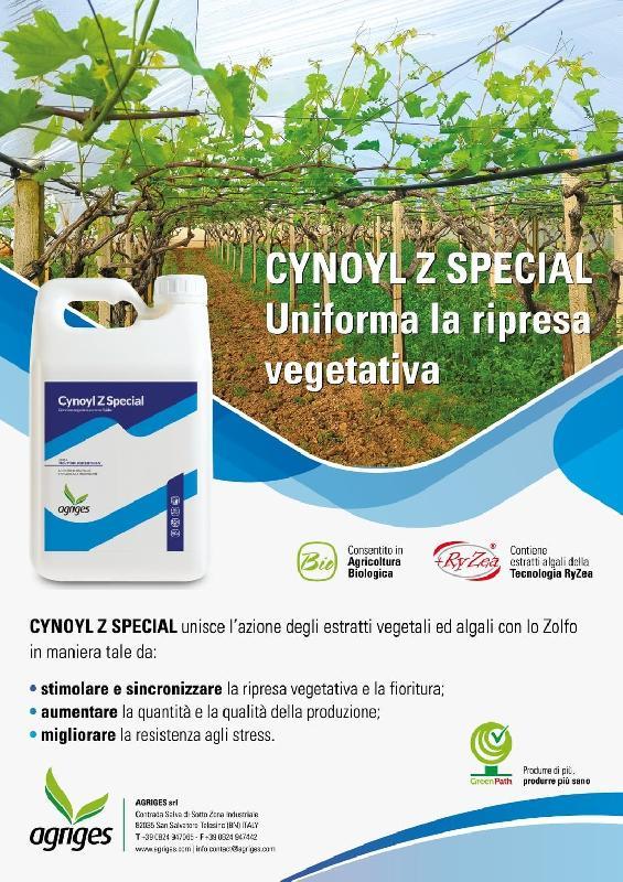 Agriges con Cynoyl Z Special uniforma la ripresa vegetativa