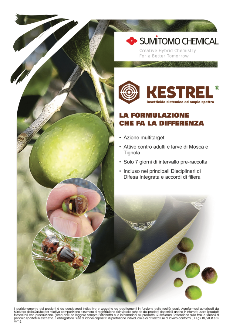 KESTREL, l’insetticida sistemico ad ampio spettro di SUMITOMO CHEMICAL