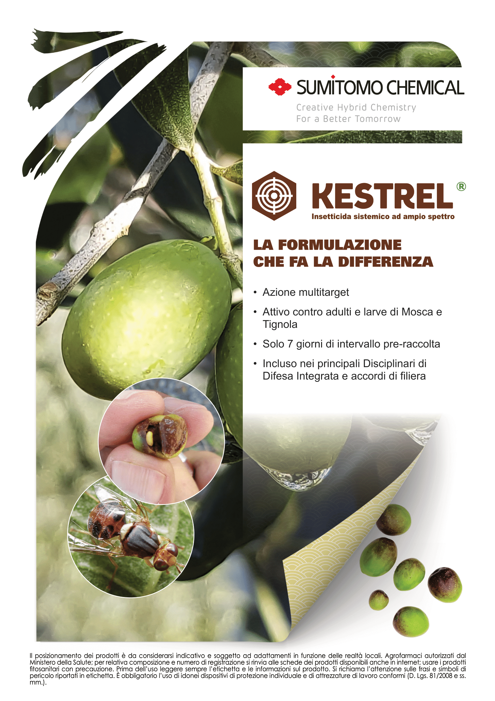 KESTREL, l'insetticida sistemico ad ampio spettro di SUMITOMO CHEMICAL