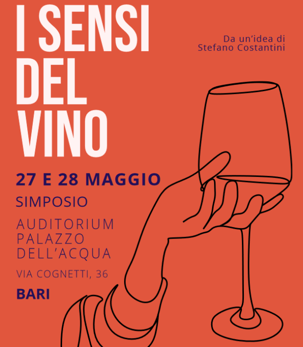 A Bari “I sensi del vino”, il 27 e il 28 maggio ’23 per la 1^edizione