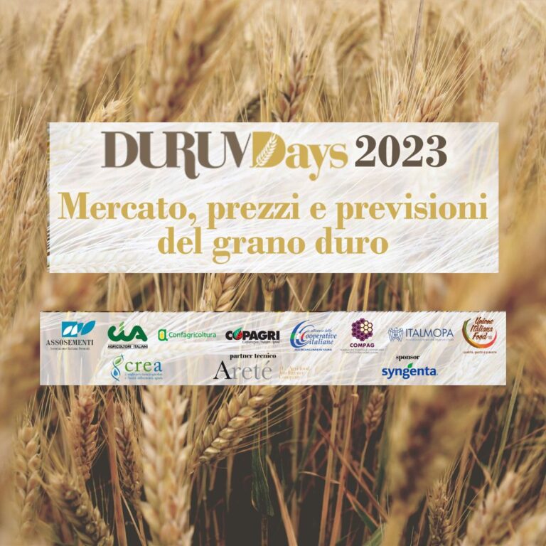 A Foggia il Durum Days: la filiera del grano duro si confronta